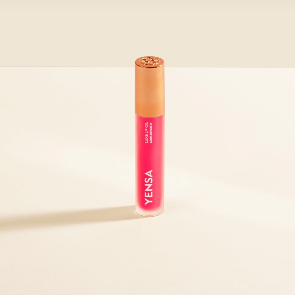 Yensa Luxe Lip Oil 8 super oils Pink shine NIB